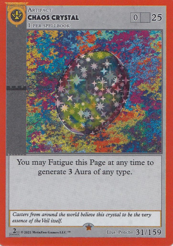 Chaos Crystal [Cryptid Nation: Second Edition]