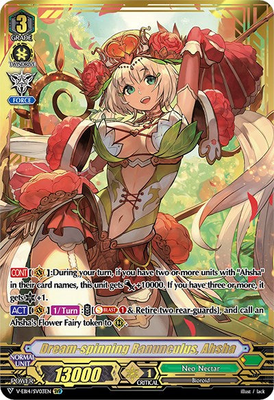 Dream-spinning Ranunculus, Ahsha (V-EB14/SV03EN) [The Next Stage]