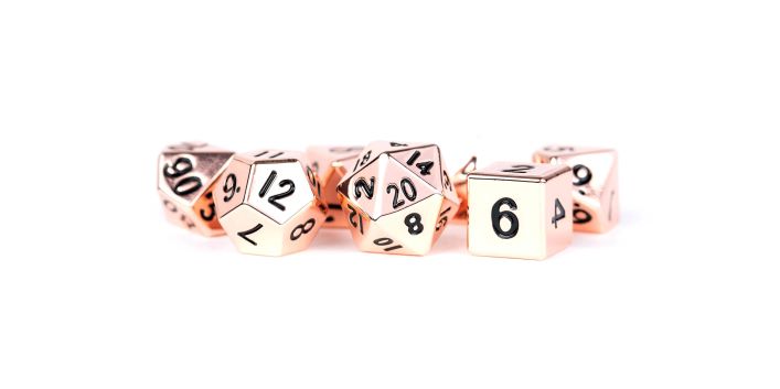 Copper 16mm Polyhedral Dice Set