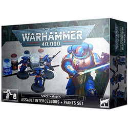 Wahammer 40k - Space Marines - Assault Intercessors + Paints Set