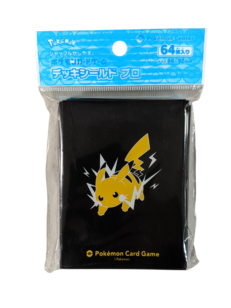 Pokemon TCG: Deck Shield Pro Sleeves - Pikachu (Pokemon Center Exclusive)