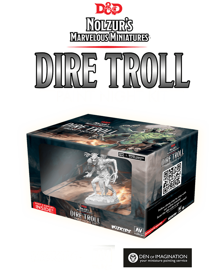 Dire Troll Paint Night Kit