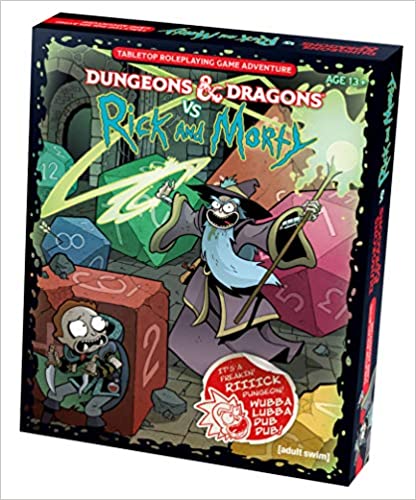 Dungeons & Dragons vs Rick and Morty (D&D Tabletop Roleplaying Game Adventure Boxed Set)
