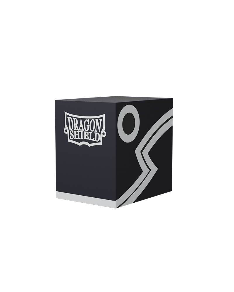 Dragon Shield Double Shell Deck Box - Black/Black