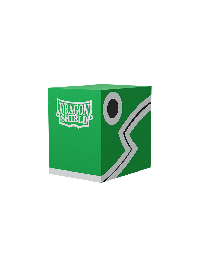 Dragon Shield Double Shell Deck Box - Green/Black