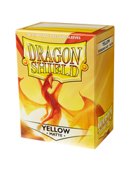 Dragon Shield 100ct Matte Standard Size Sleeves - Yellow