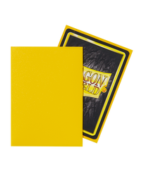 Dragon Shield 100ct Matte Standard Size Sleeves - Yellow