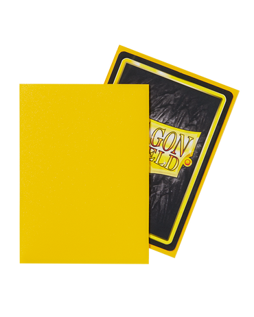 Dragon Shield 100ct Matte Standard Size Sleeves - Yellow