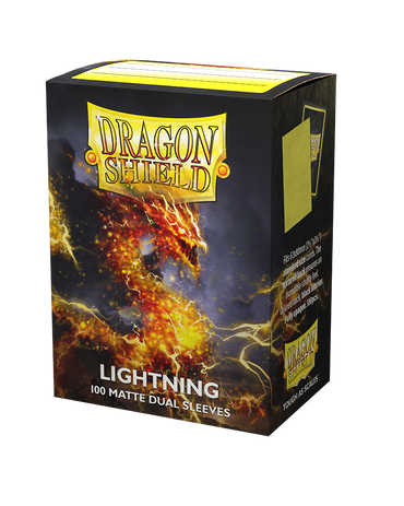 Dragon Shield - Standard Sized Dual Matte Sleeves - Lightning (100ct)