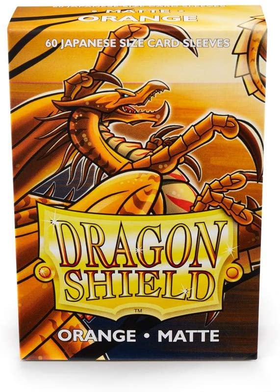 Dragon Shield 60ct Matte Japanese Sized Sleeves - Orange