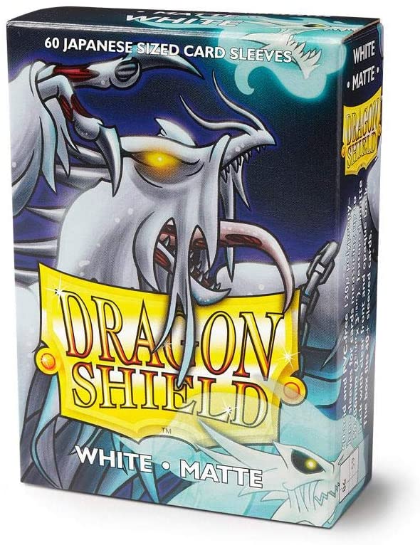 Dragon Shield 60ct Japanese size Matte White