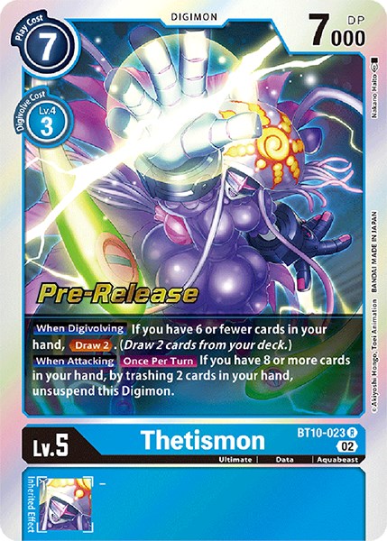 Thetismon [BT10-023] [Xros Encounter Pre-Release Cards]