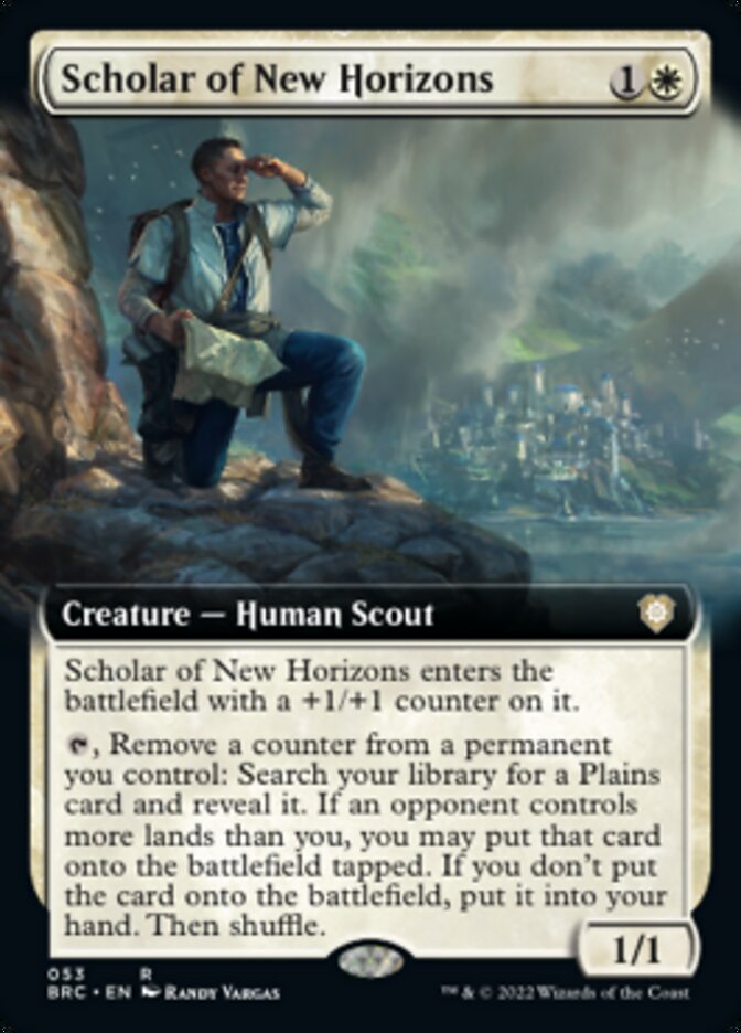 Scholar of New Horizons (Extended Art) [The Brothers' War Commander]