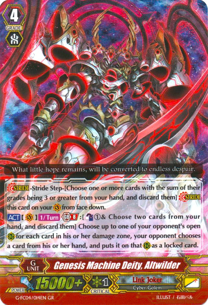 Genesis Machine Deity, Altwilder (G-FC04/014EN) [Fighters Collection 2017]