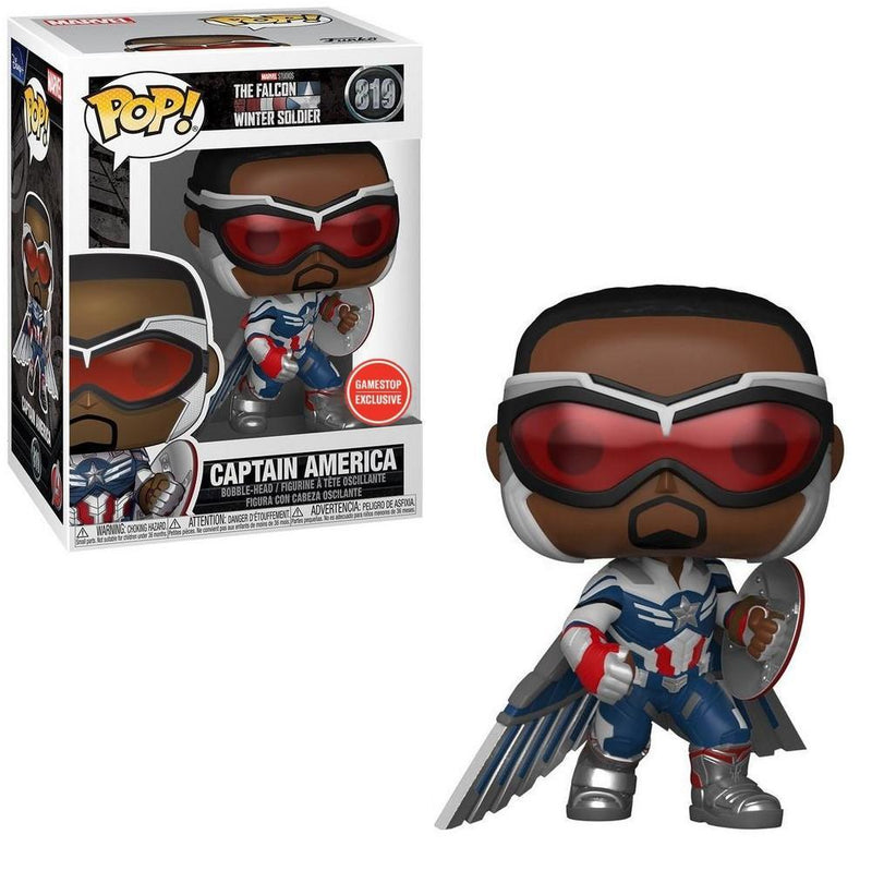 Funko POP! The Falcon and The Winter Soldier: - Captain America (Game Stop Exclusive)