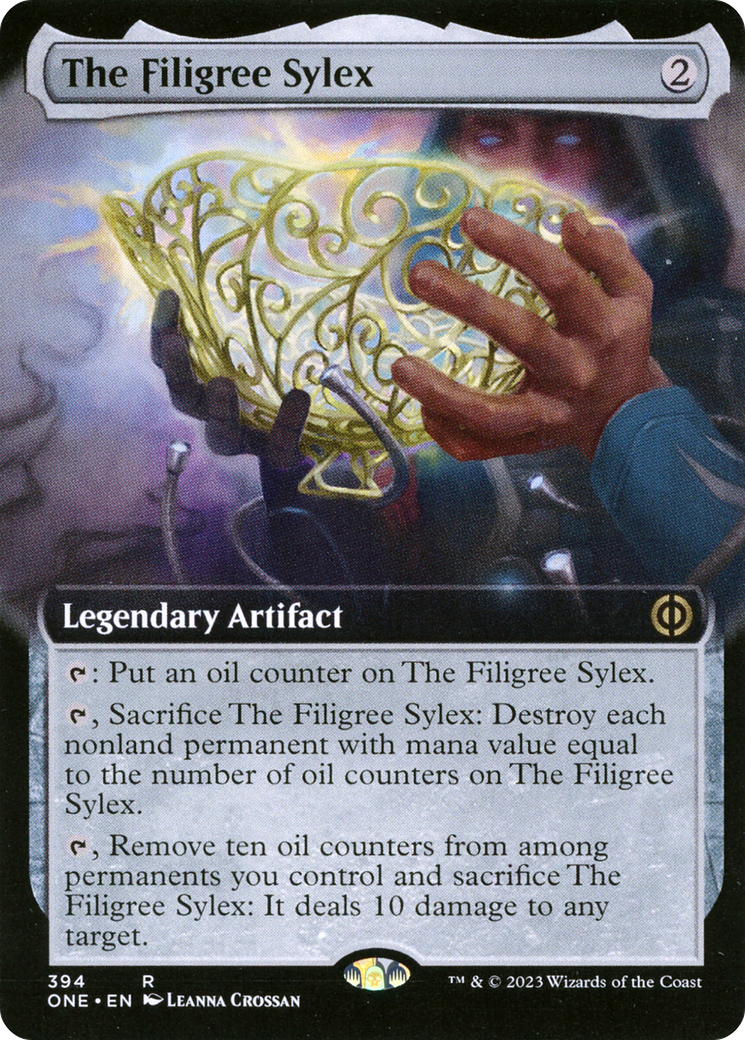 The Filigree Sylex (Extended Art) [Phyrexia: All Will Be One]