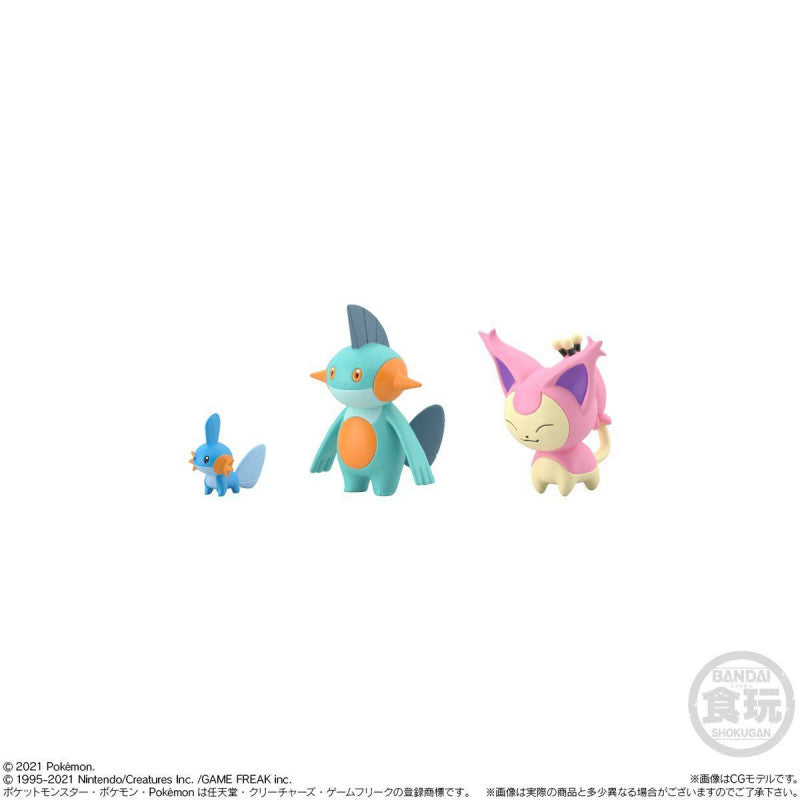 Pokemon Scale World Figurines: Hoenn Region - Mizugorou & Numacraw & Eneco