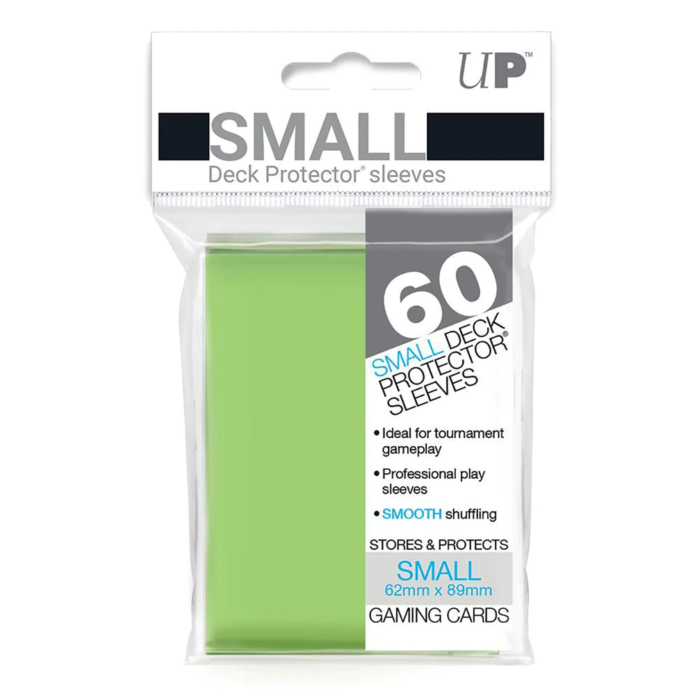 Ultra Pro - PRO-Gloss Small Deck Protector Sleeves - Green (60ct) (Japanese)