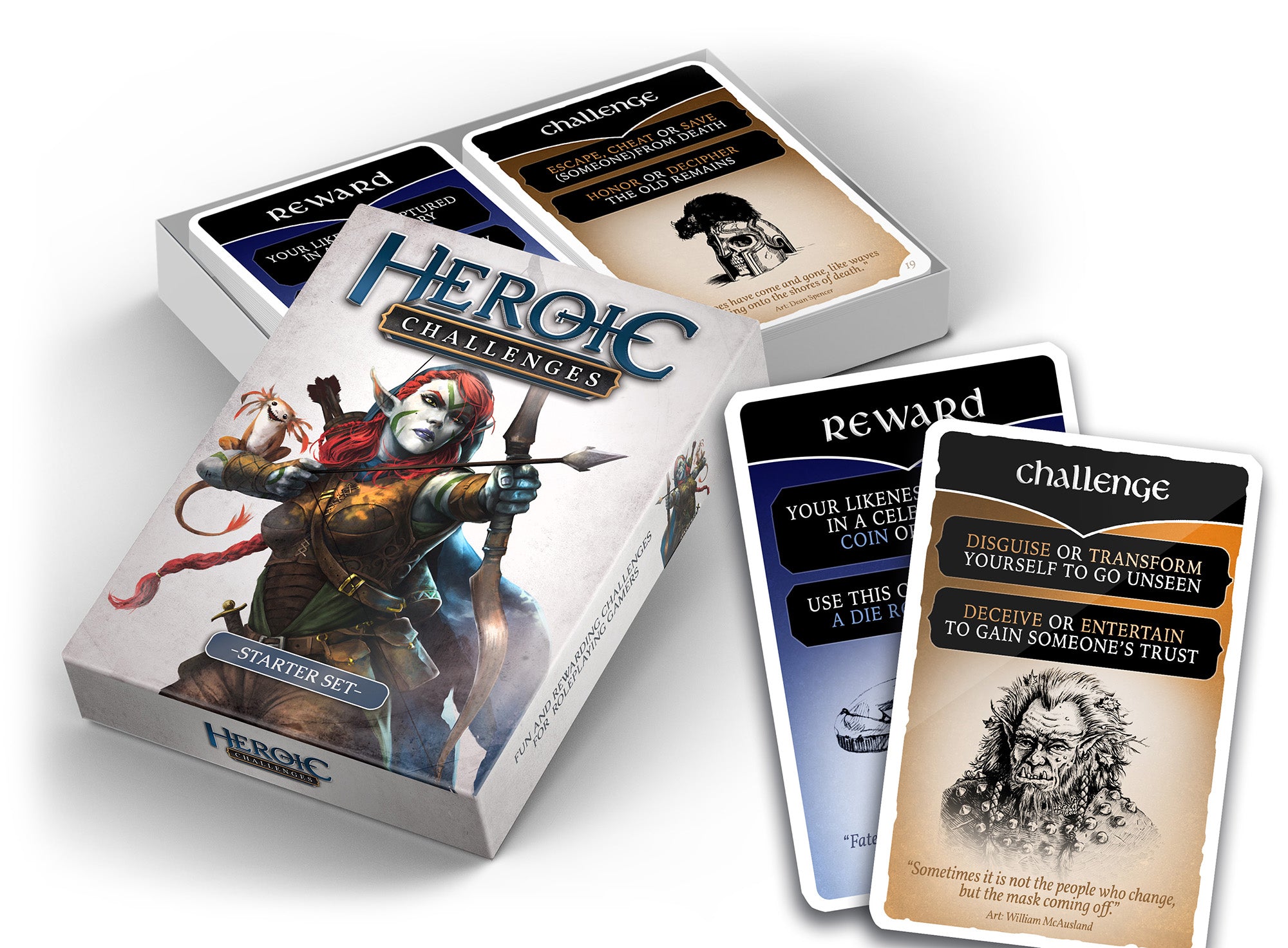 Heroic Challenges – Roleplaying Cards for GMs and Players