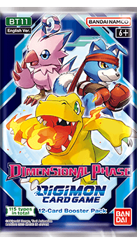 Digimon Card Game: Dimensional Phase [BT-11] Booster Pack