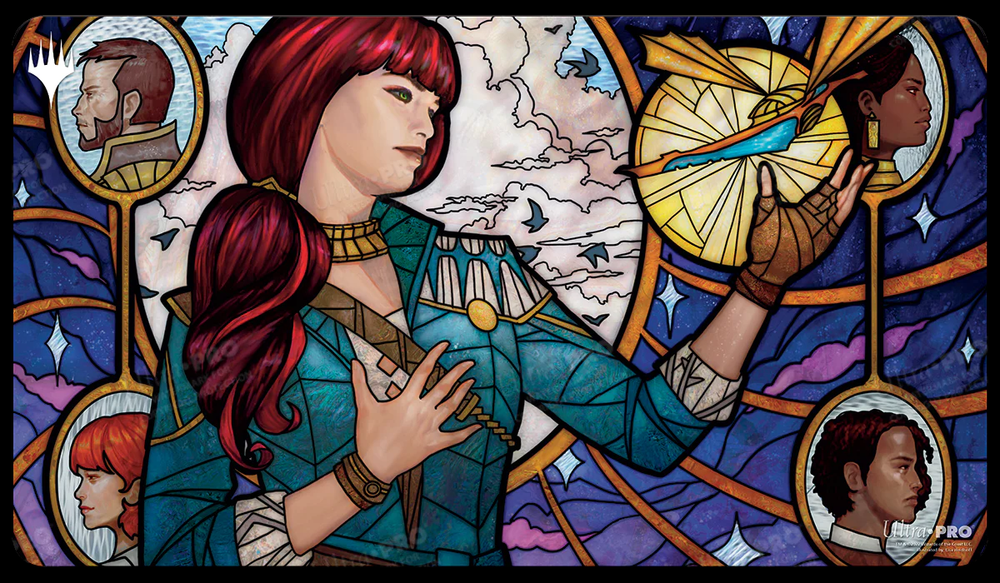 Dominaria United Jhoira, Ageless Innovator Standard Gaming Playmat for Magic: The Gathering