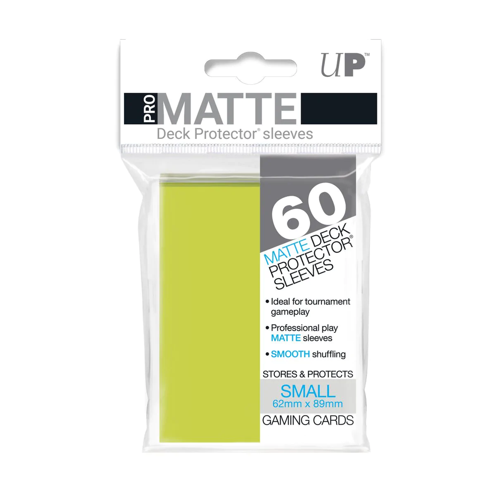 Ultra Pro - PRO-Matte Small Deck Protector Sleeves - Light Green (Japanese) (60ct)