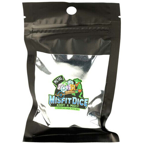 Mystery Misfit Metal Polyhedral Dice Set (7)