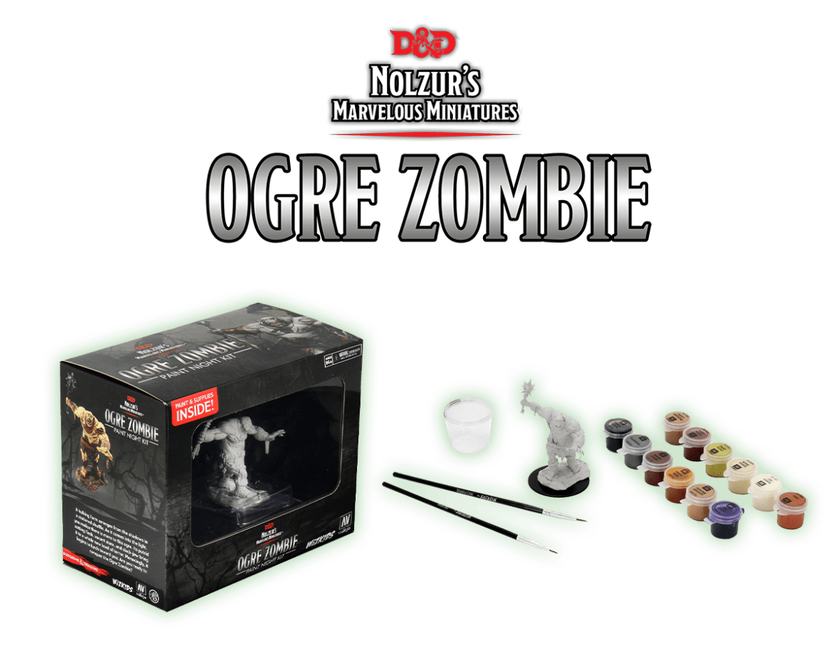 Ogre Zombie Paint Night Kit