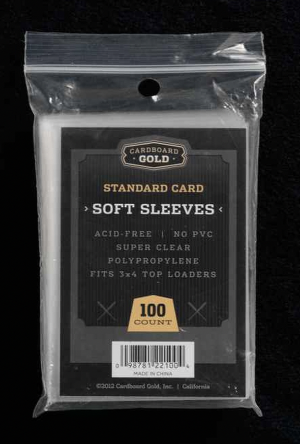 Cardboard Gold Standard Card Soft Sleeves (100 Ct.)