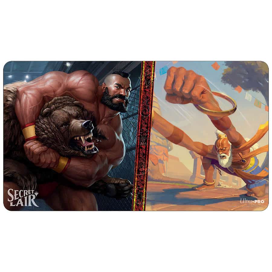 Ultra Pro - Street Figher Secret Lair Playmats: Zangief and Dhalsim