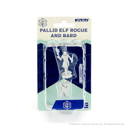 Critical Role Unpainted Miniatures: Pallid elf Rogue And Bard