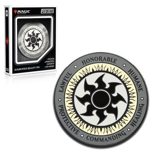 Magic: The Gathering White Mana Crest Augmented Reality Enamel Pin