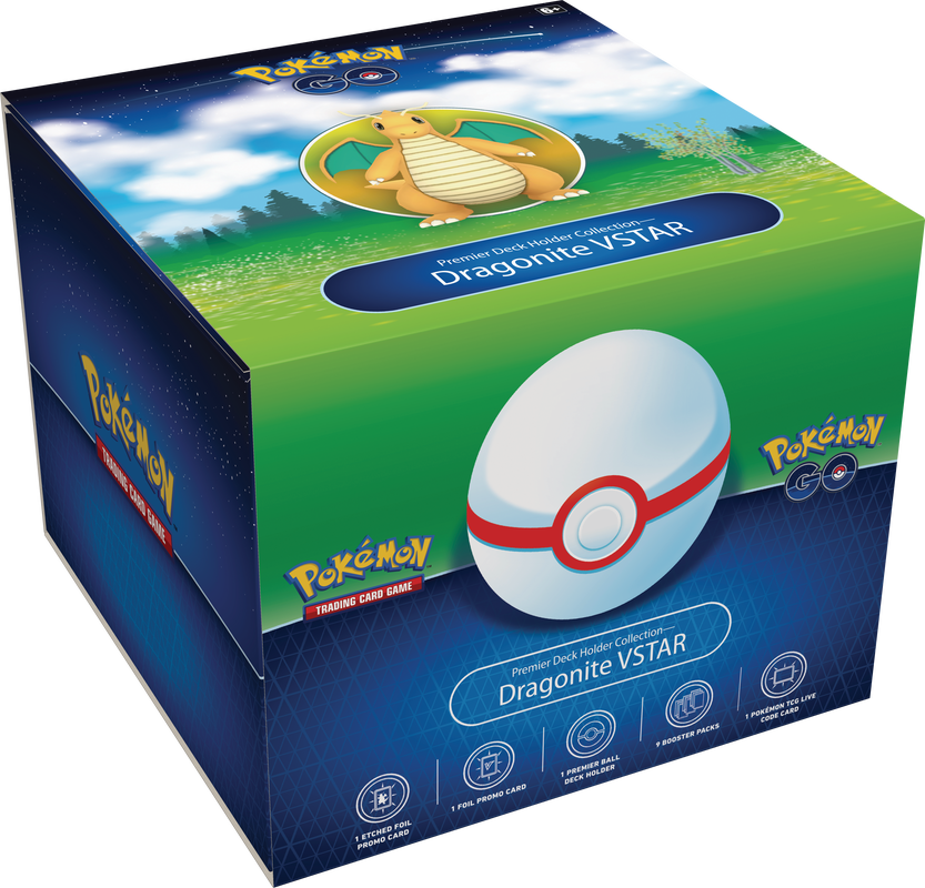 Pokemon Premier Deck Holder - Pokemon Go Dragonite VStar