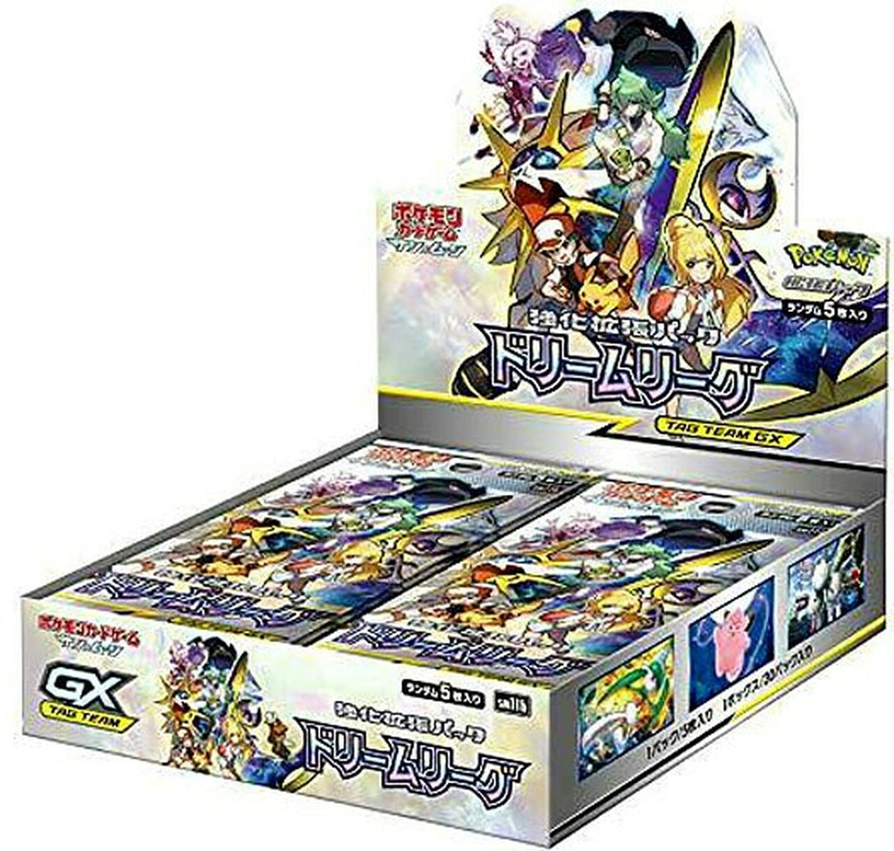 Pokemon Trading Card Game: Sun & Moon Tag Team GX Dream League Booster Box [Japanese]