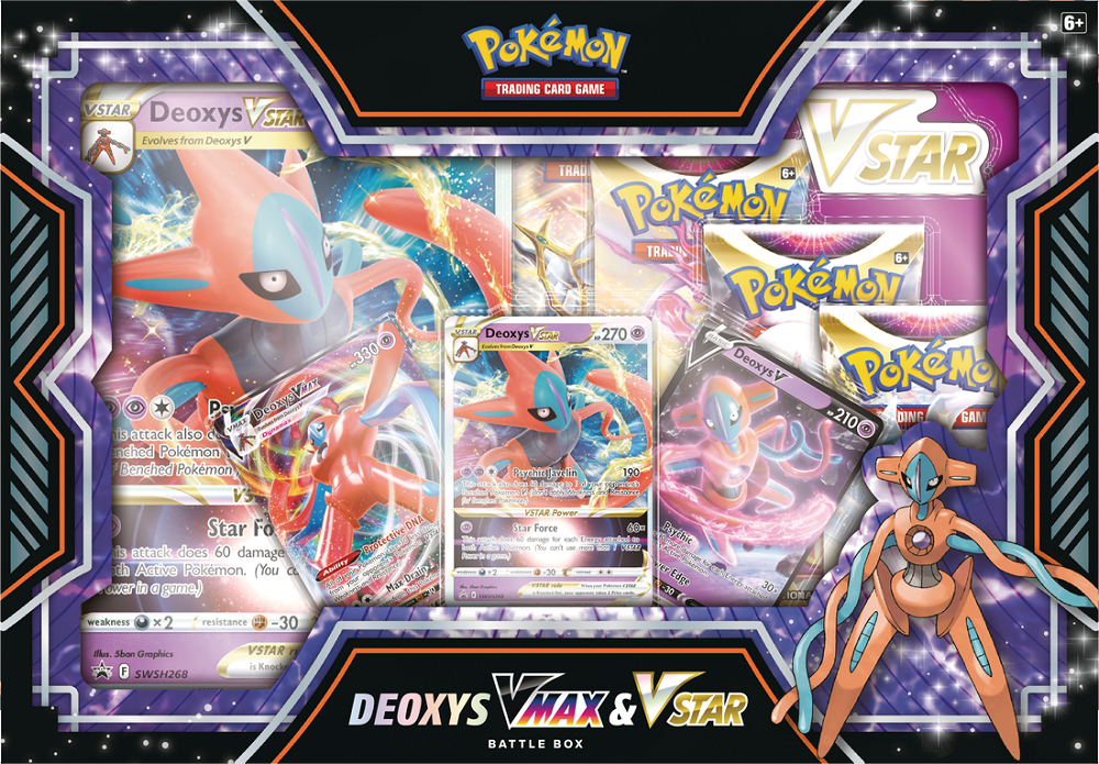 Pokemon TCG: Deoxys Vmax and Vstar Battle Box
