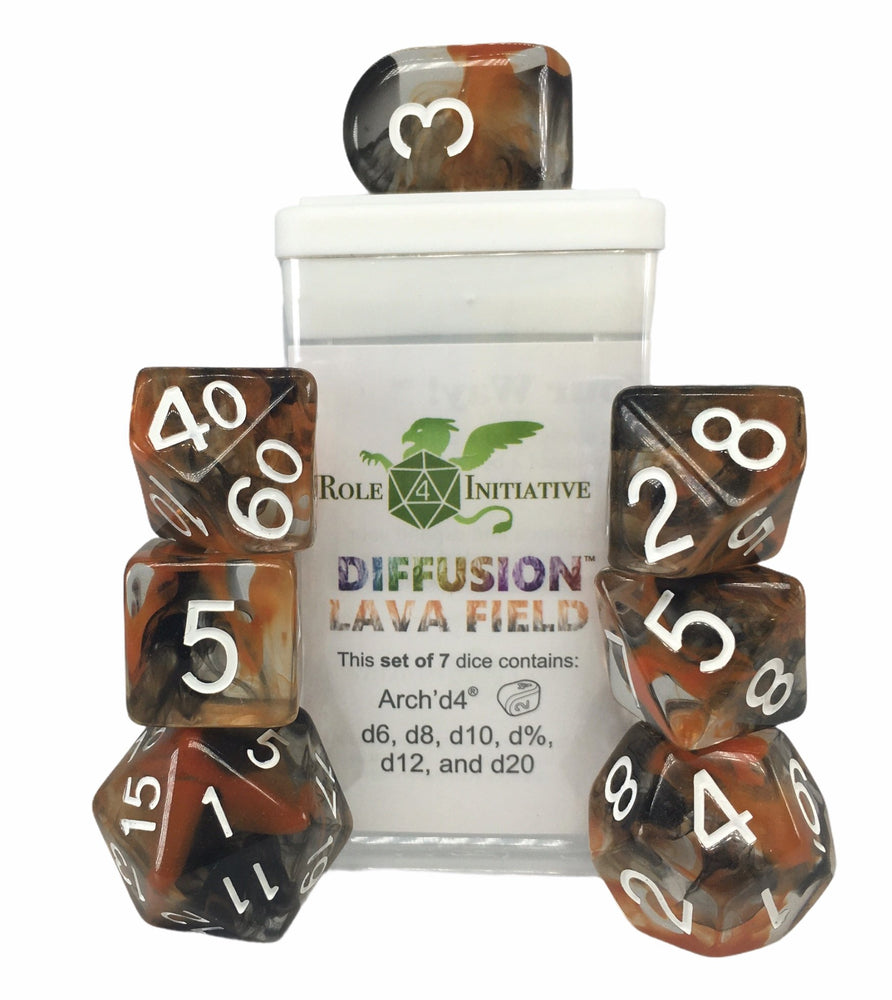 Set of 15: Diffusion Lava Field