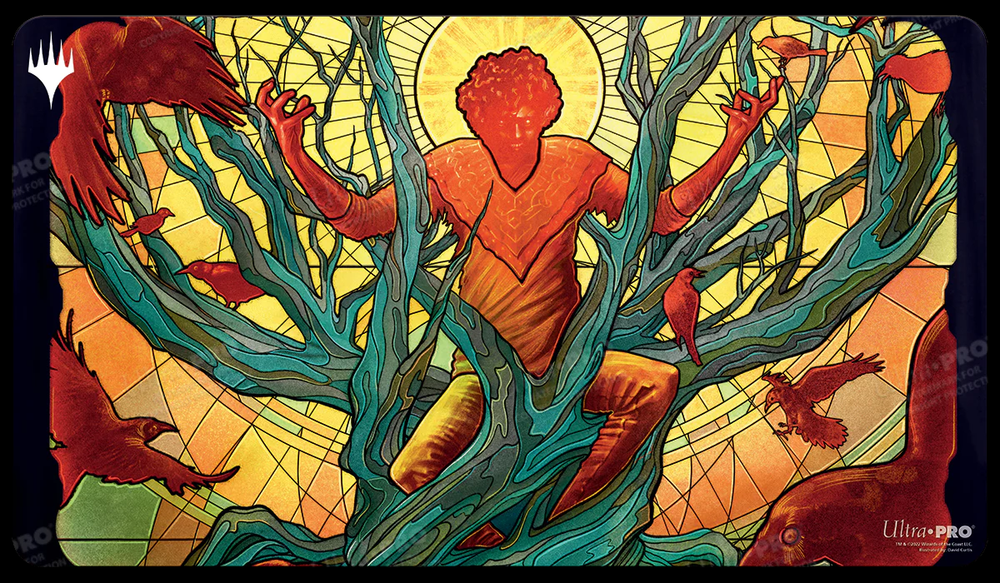Dominaria United - The Raven Man Standard Gaming Playmat for Magic: The Gathering