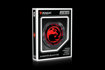 Magic: The Gathering Red Mana Crest Augmented Reality Enamel Pin