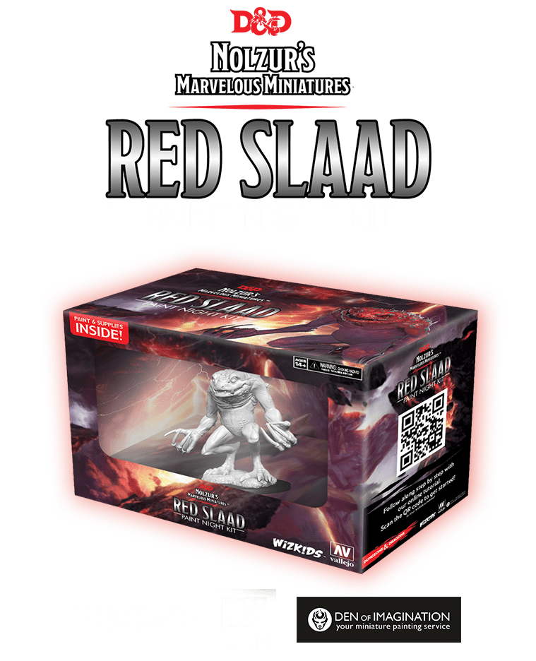 Red Slaad Paint Night Kit