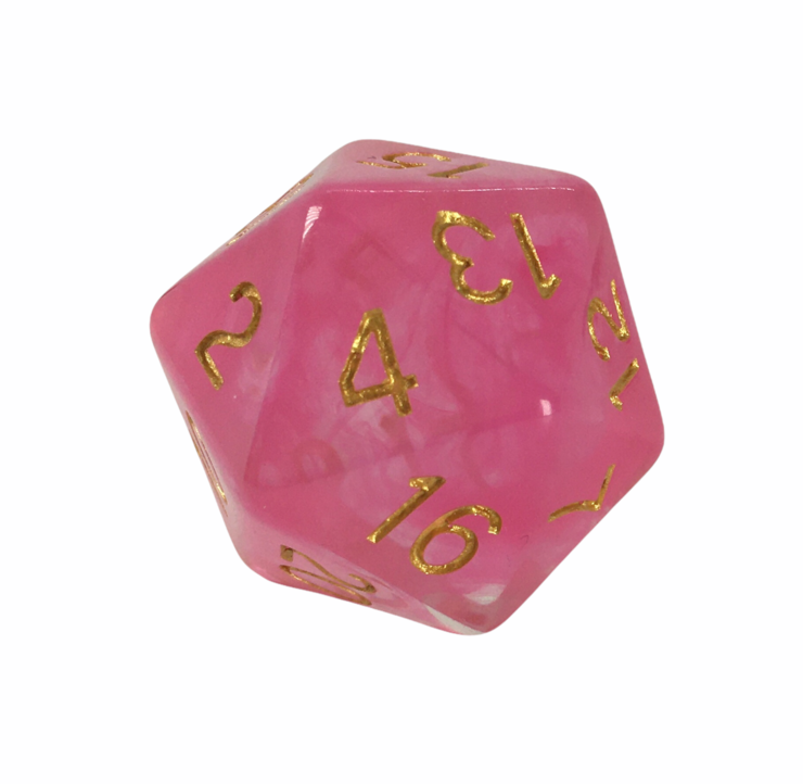Diffusion Dice XLd20- Rose Gold