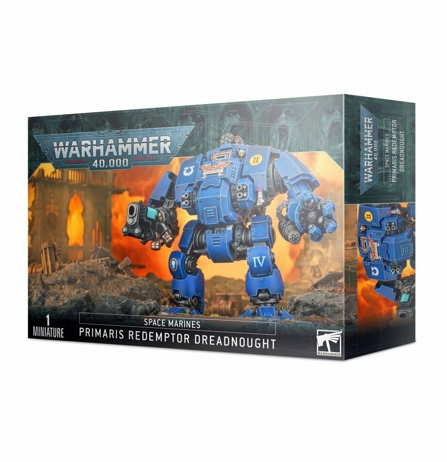 warhammer 40k 40,000 space marines primaris redemptor dreadnought