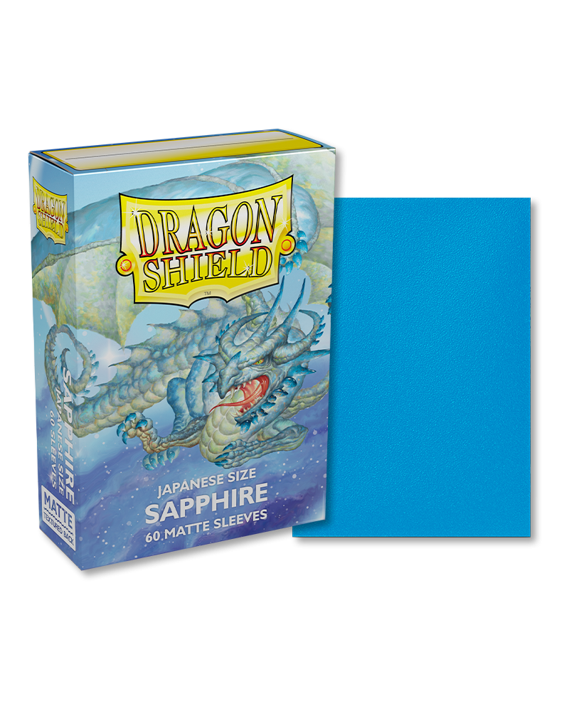 Dragon Shield - Japanese Size Matt Sleeves - Sapphire (60ct)