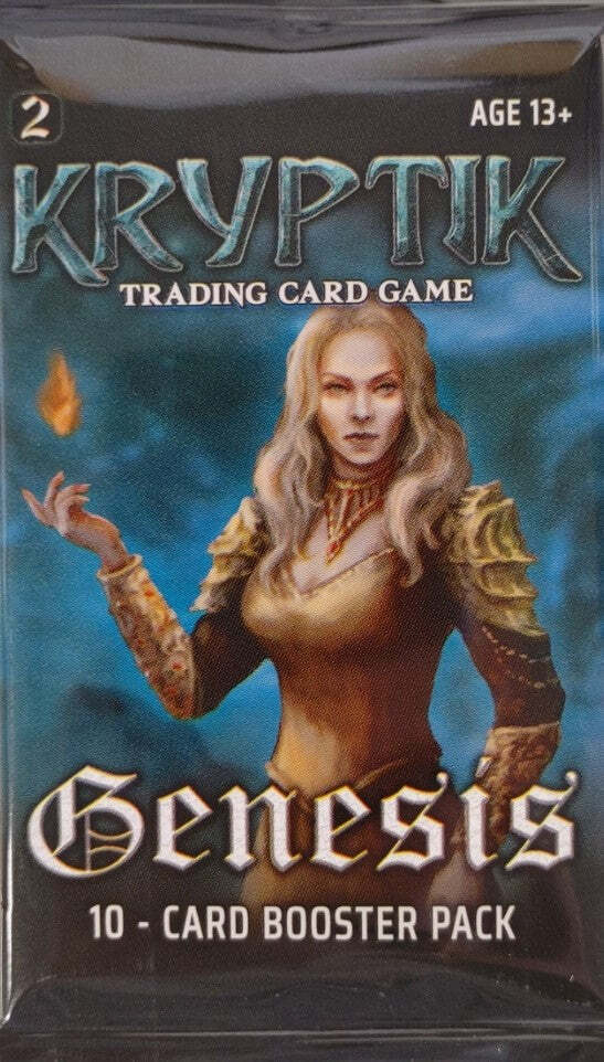 Kryptik Trading Card Game: Genesis (Wave 2) Booster Pack