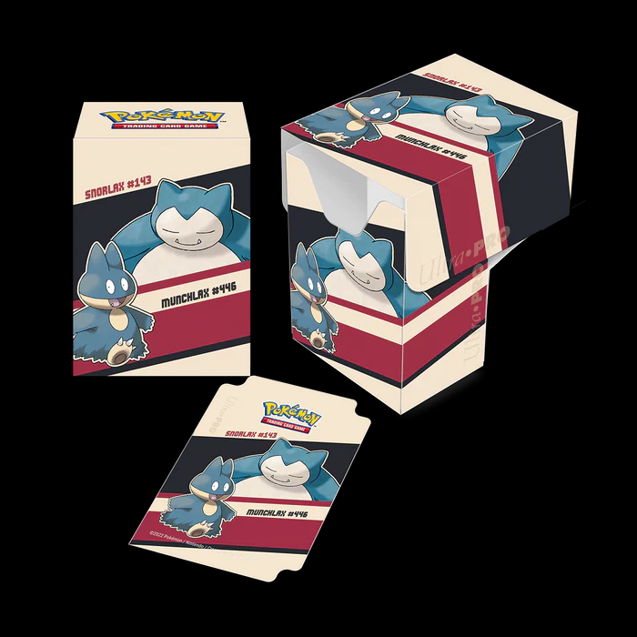 Snorlax and Munchlax Full-View Deck Box for Pokémon