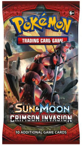 Pokemon Sun and Moon Crimson Invasion Booster Pack