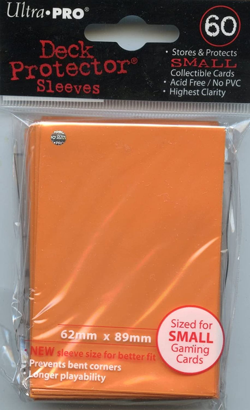 Ultra Pro Deck Protector Sleeves Small Orange 60 Count