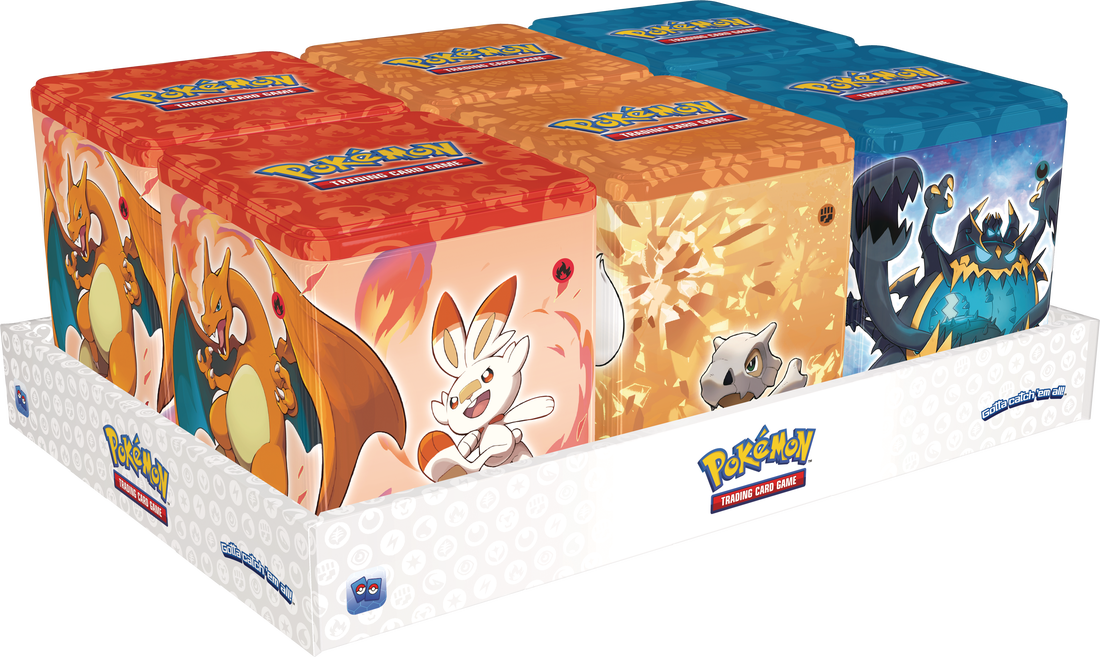 Pokemon TCG - Stacking Tins (Fighting, Dark, and Fire)