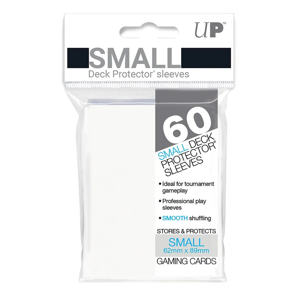 Ultra Pro - PRO-Gloss Small Deck Protector Sleeves - White (Japanese) (60ct)