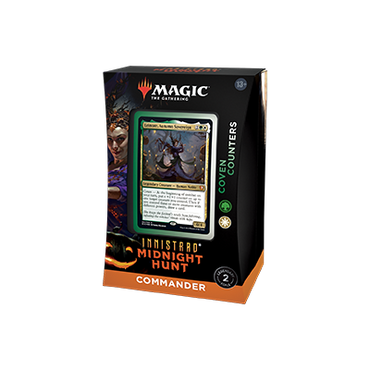 Magic The Gathering: COMMANDER DECKS INNISTRAD: MIDNIGHT HUNT: COVEN COUNTERS